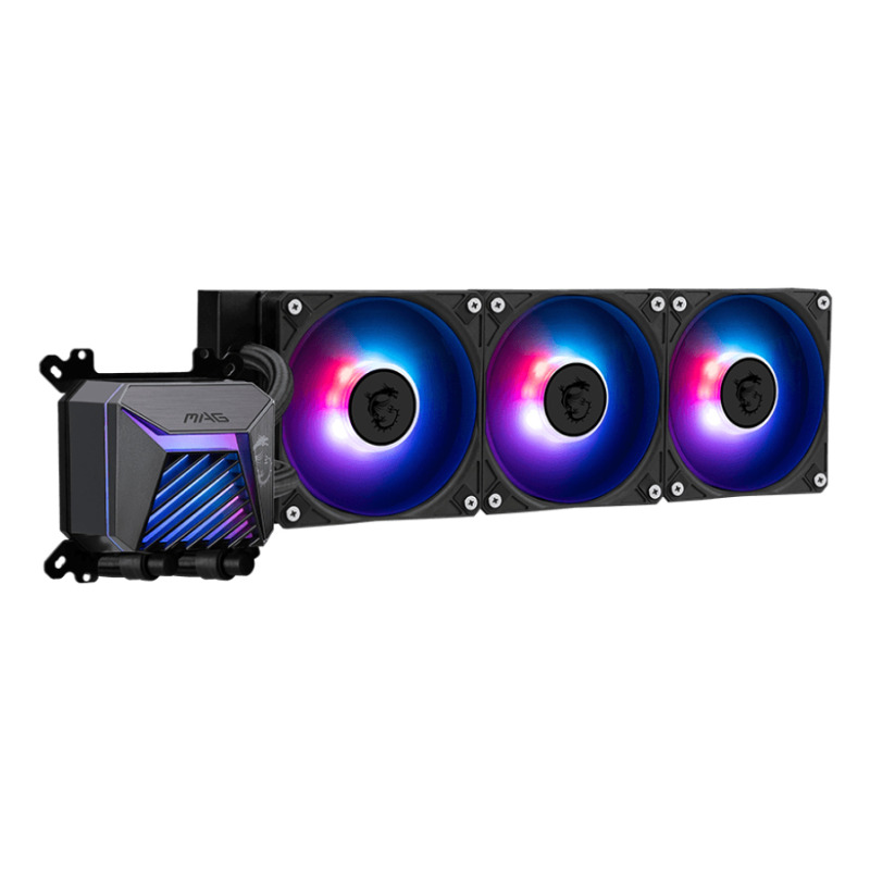 VENTILADOR P/CPU MSI (MAG CORELIQUID A15 360) ARGB,ENFRIAMIENTO LIQUIDO, 3 FAN, 360MM, NEGRO image 4